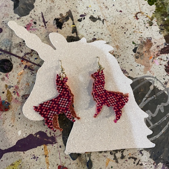 Llama Love!! Glitter and pink all my favorite colors!! - Picture 4 of 6